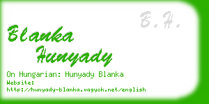 blanka hunyady business card